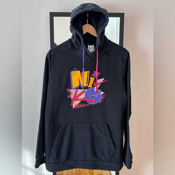 Nike Athletics Dri-Fit Hoodie Sweater Sweatshirt workout swoosh DM6664-010 - Picture 2 of 14